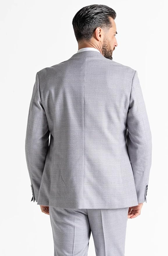 Light Grey Three Piece Suit â€“ Tailored Fit Blazer, Waistcoat, and Trousers â€“ Elegant Formalwear for Weddings and Special Occasions - The Tie Company