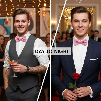 Baby Pink Bow Tie for Men