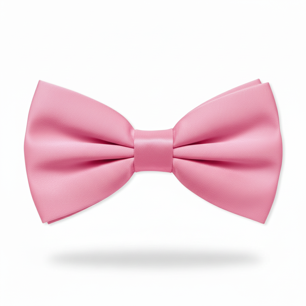 Baby Pink Bow Tie for Men