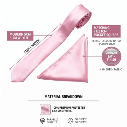 Baby Pink pocket squares for suits
