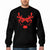 Adorable Reindeer Face with Bow (Reindeer Girl) – Black Sweatshirt