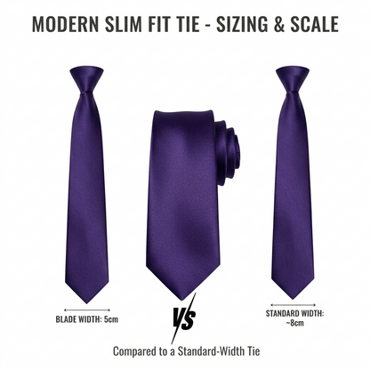 Dark Purple Classic Skinny Men&