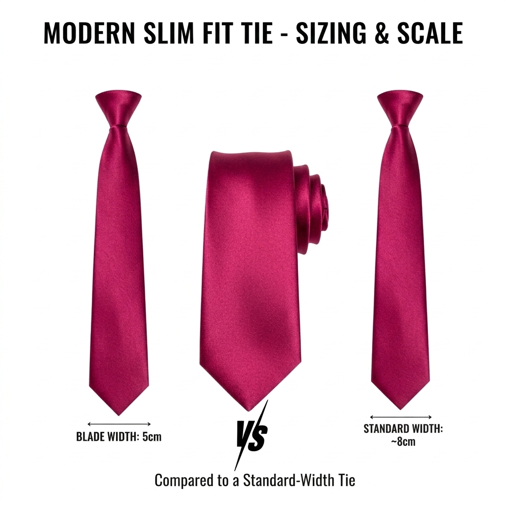 Wine Red Classic Skinny Men&