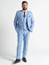 Henry Blue 3-Piece Slim Fit Suit for Men