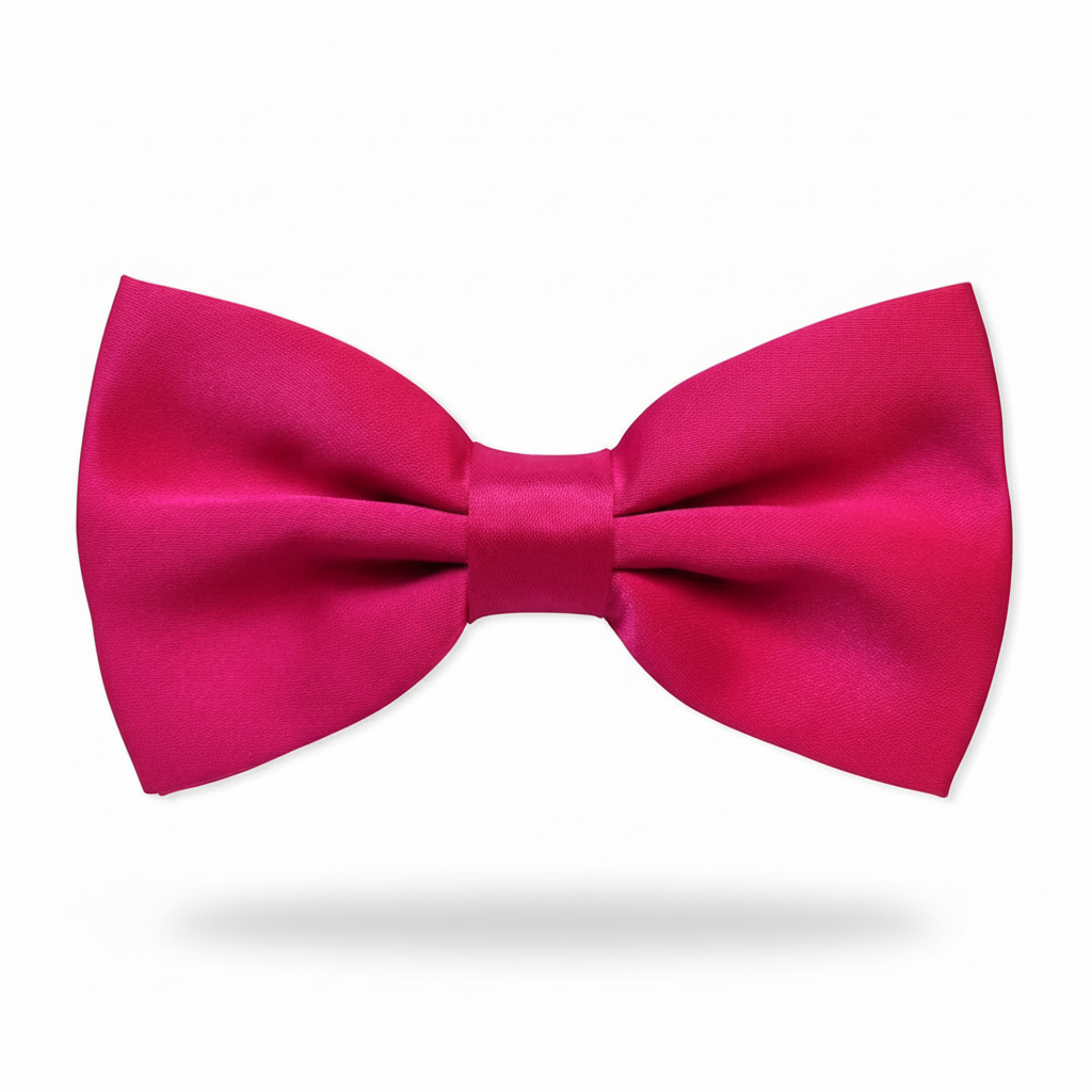 Hot Pink Bow Tie for Men
