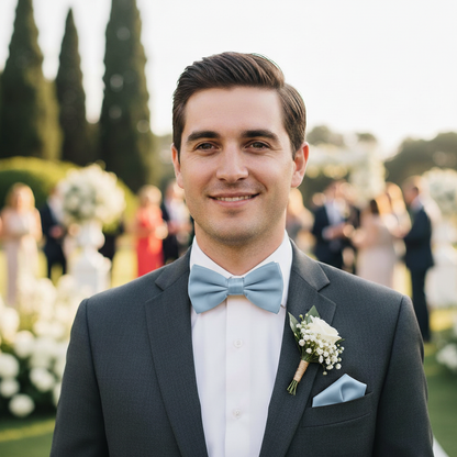 Light Blue Bow Tie for Men