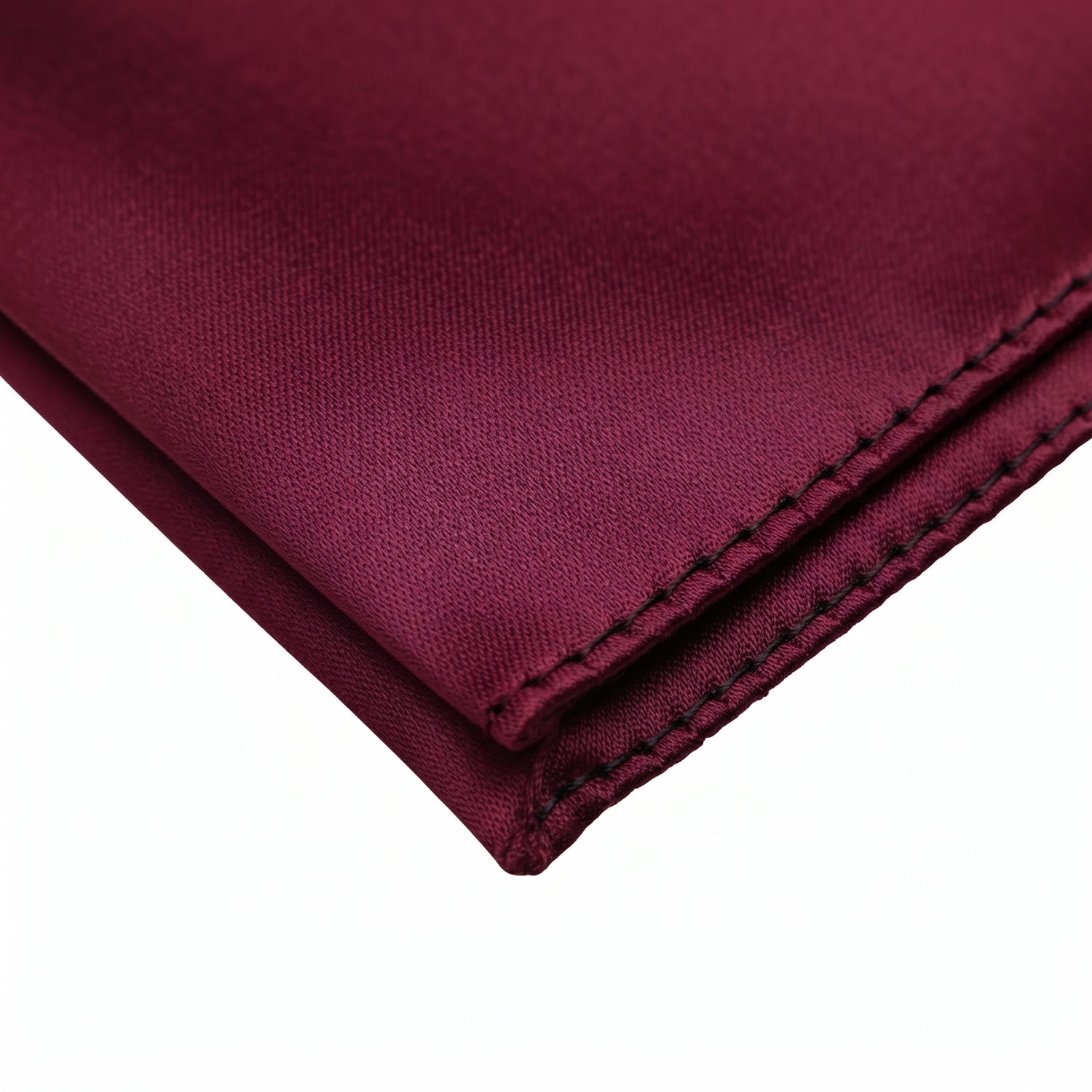 Maroon pocket squares for suits