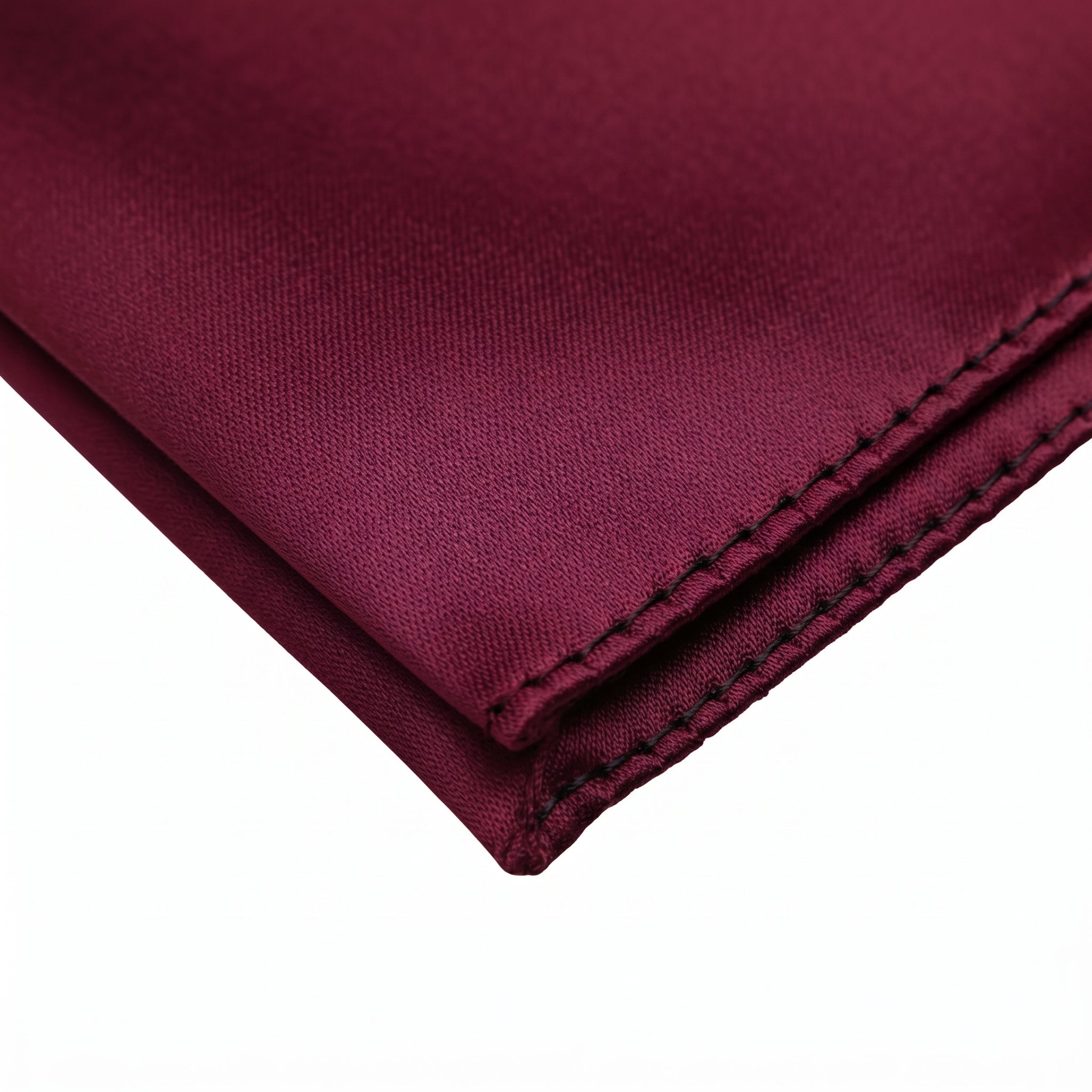 Maroon pocket squares for suits