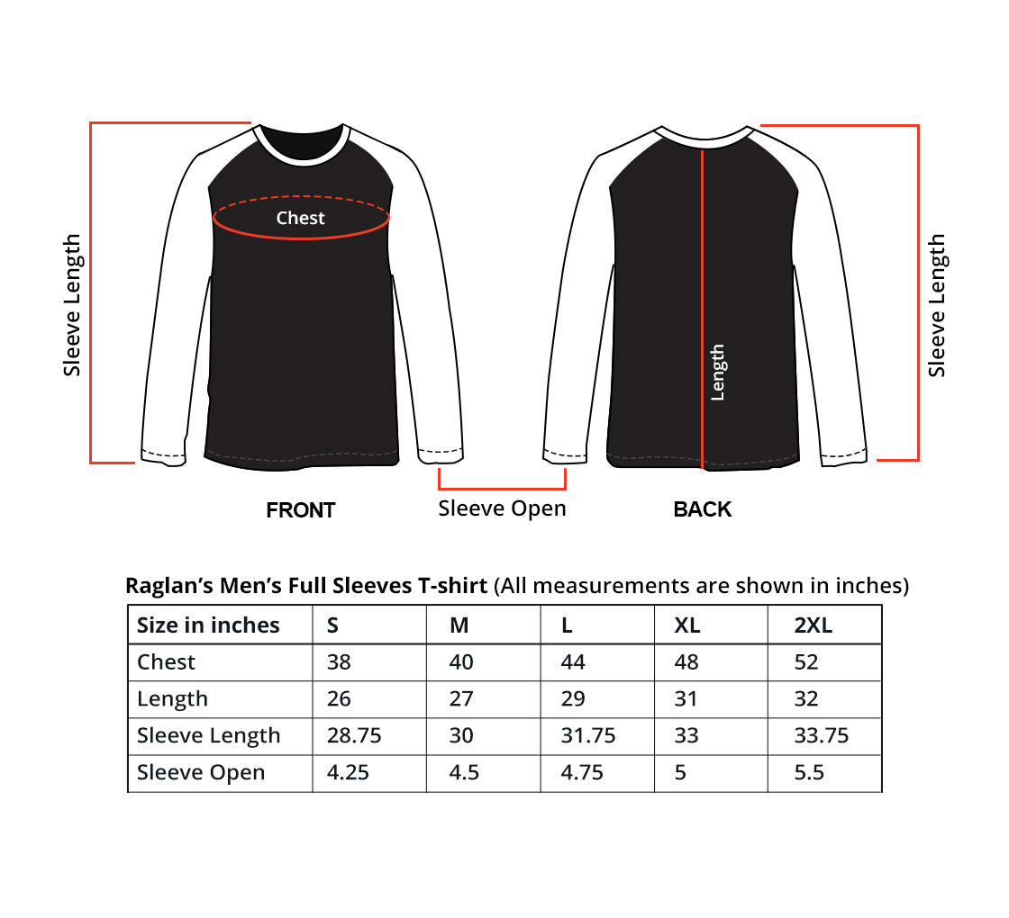 Customized Men’s Raglan T-Shirt – Black | Casual Comfort with a Custom Edge