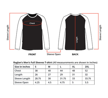 Customized Men’s Raglan T-Shirt – Black | Casual Comfort with a Custom Edge