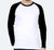 Customized Men’s Raglan T-Shirt – White | Casual Comfort with a Custom Edge