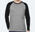 Customized Men’s Raglan T-Shirt – Grey | Casual Comfort with a Custom Edge