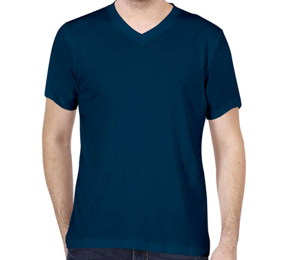 Customized Men’s V-Neck T-Shirt | Soft, Stylish &amp; Custom Comfort