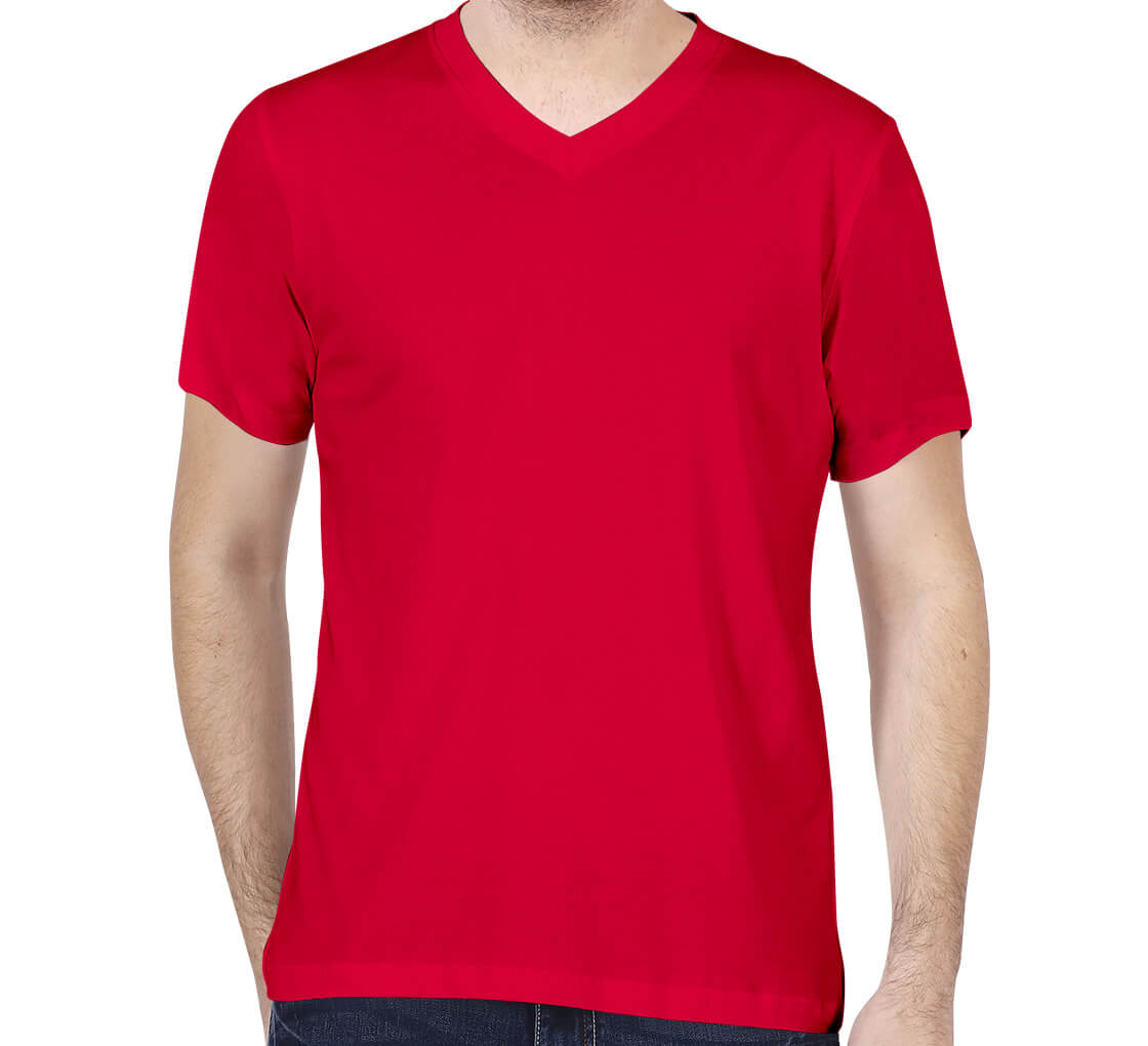 Customized Men’s V-Neck T-Shirt | Soft, Stylish &amp; Custom Comfort