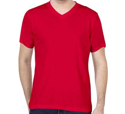 Customized Men’s V-Neck T-Shirt | Soft, Stylish &amp; Custom Comfort