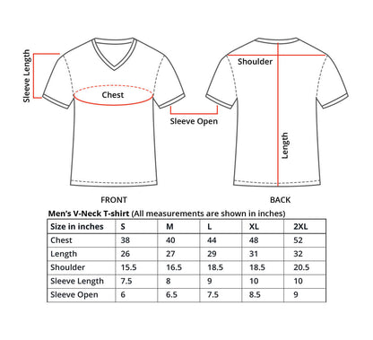 Customized Men’s V-Neck T-Shirt | Soft, Stylish &amp; Custom Comfort