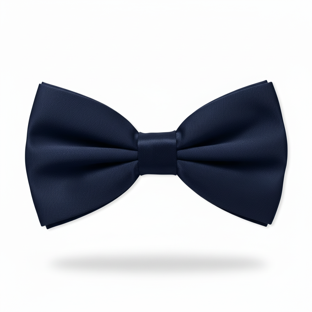 Navy Blue Bow Tie for Men