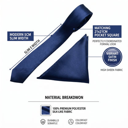 Navy Blue pocket squares for suits