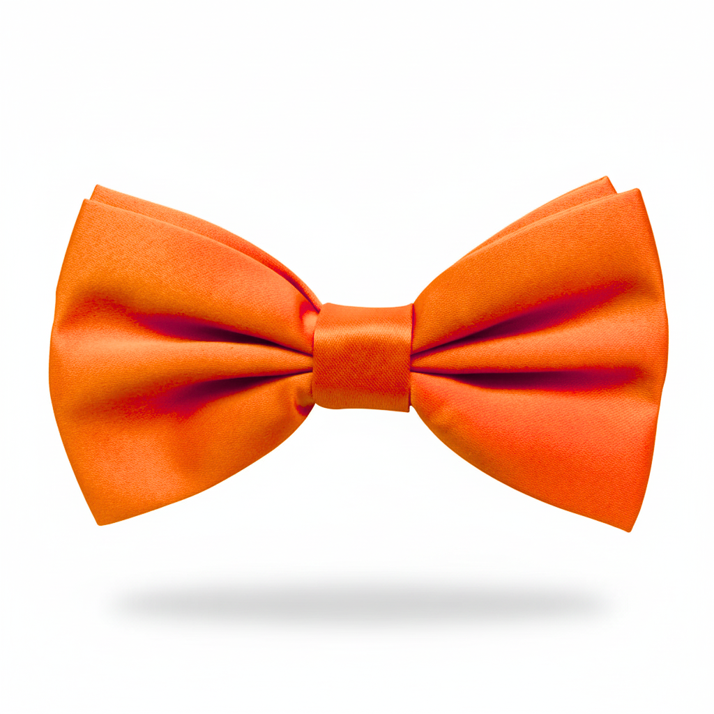 Orange Bow Tie for Men