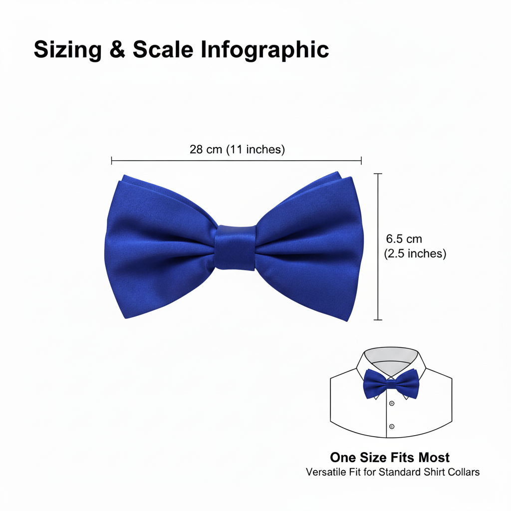 Royal Blue Bow Tie for Men