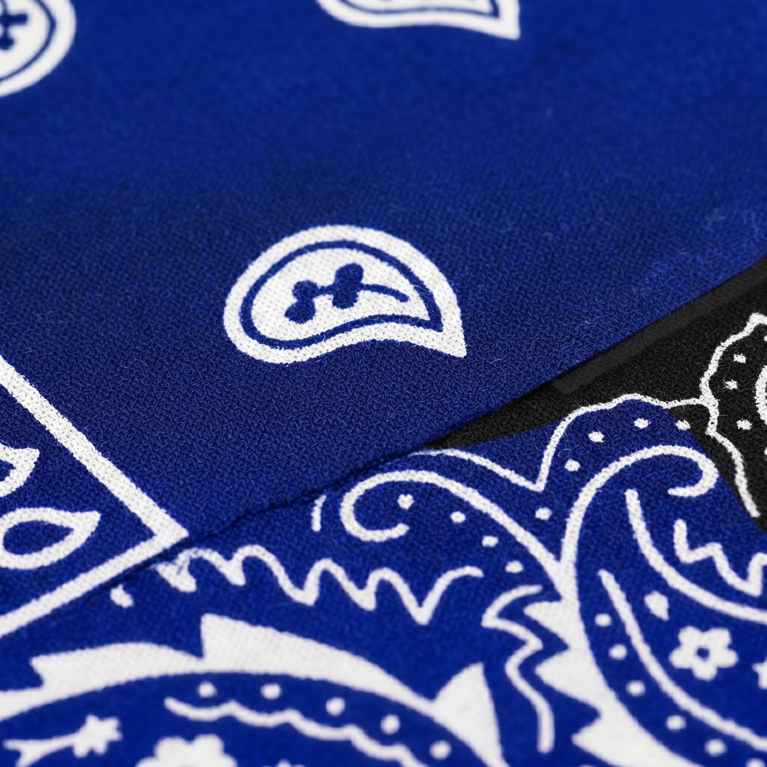 Royal Blue Paisley Cotton Bandana