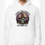 Mens Printed Hoodies Sweatshirt White