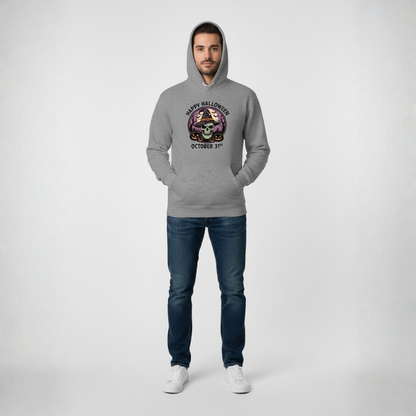 Aamera Mens Printed Hoodies Sweatshirt Gray
