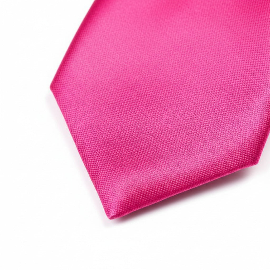 Hot Pink Skinny Slim Tie