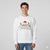 White “Merry Christmas” Sweatshirt with Santa Hat & Antlers