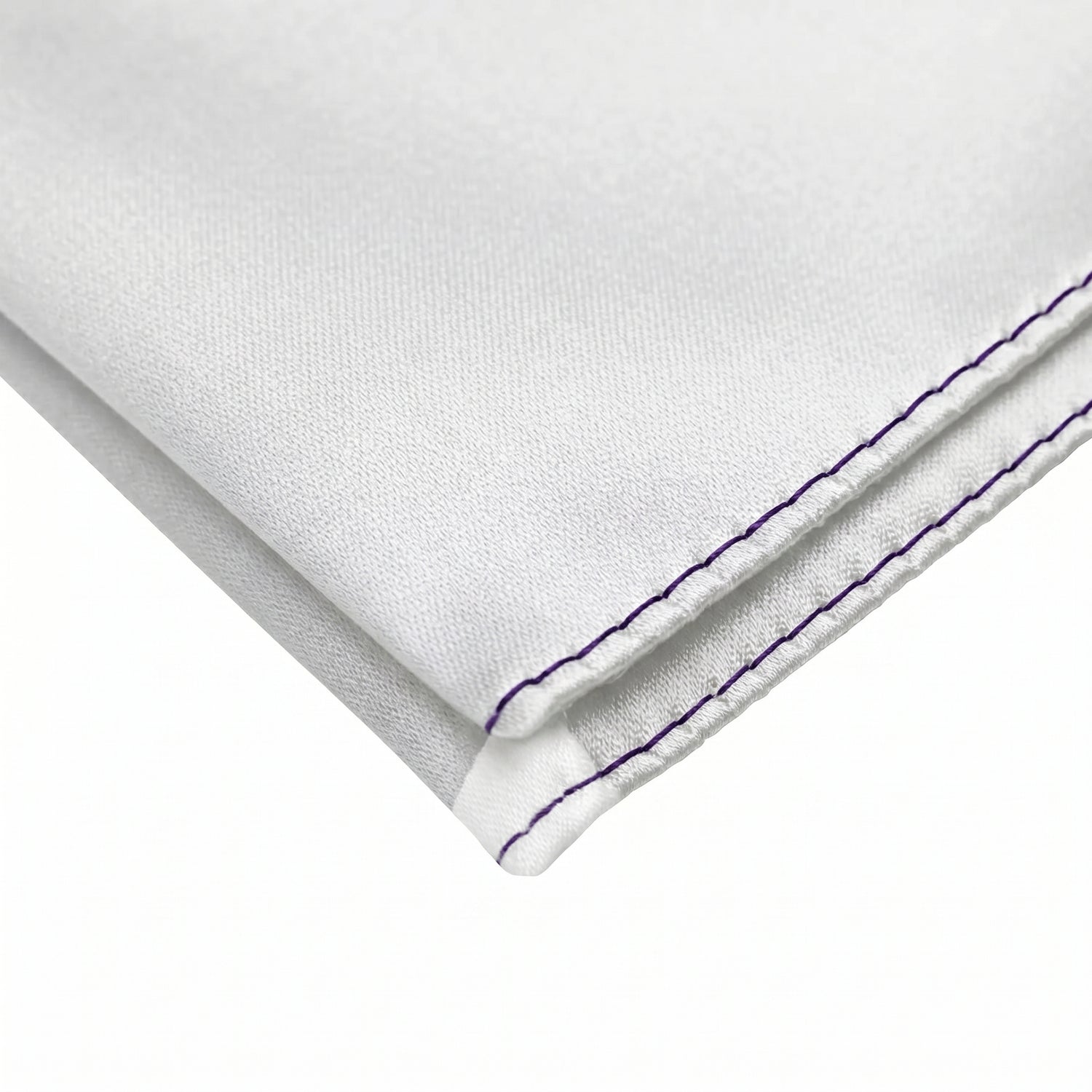 White folding of pocket square