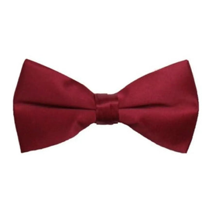 Wine Red Bow Tie for Men - Aamera Fashion