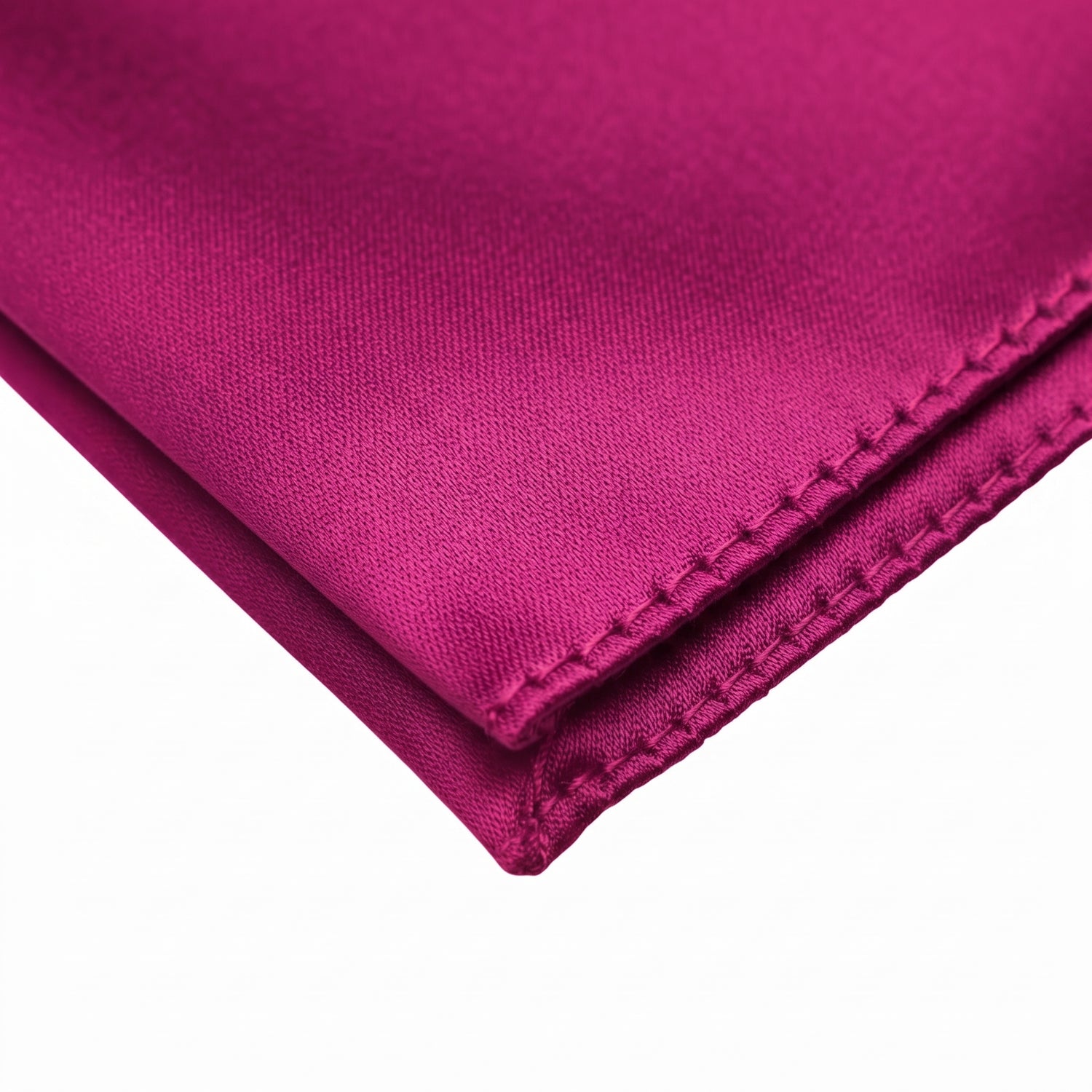 Wine Red folding of pocket square