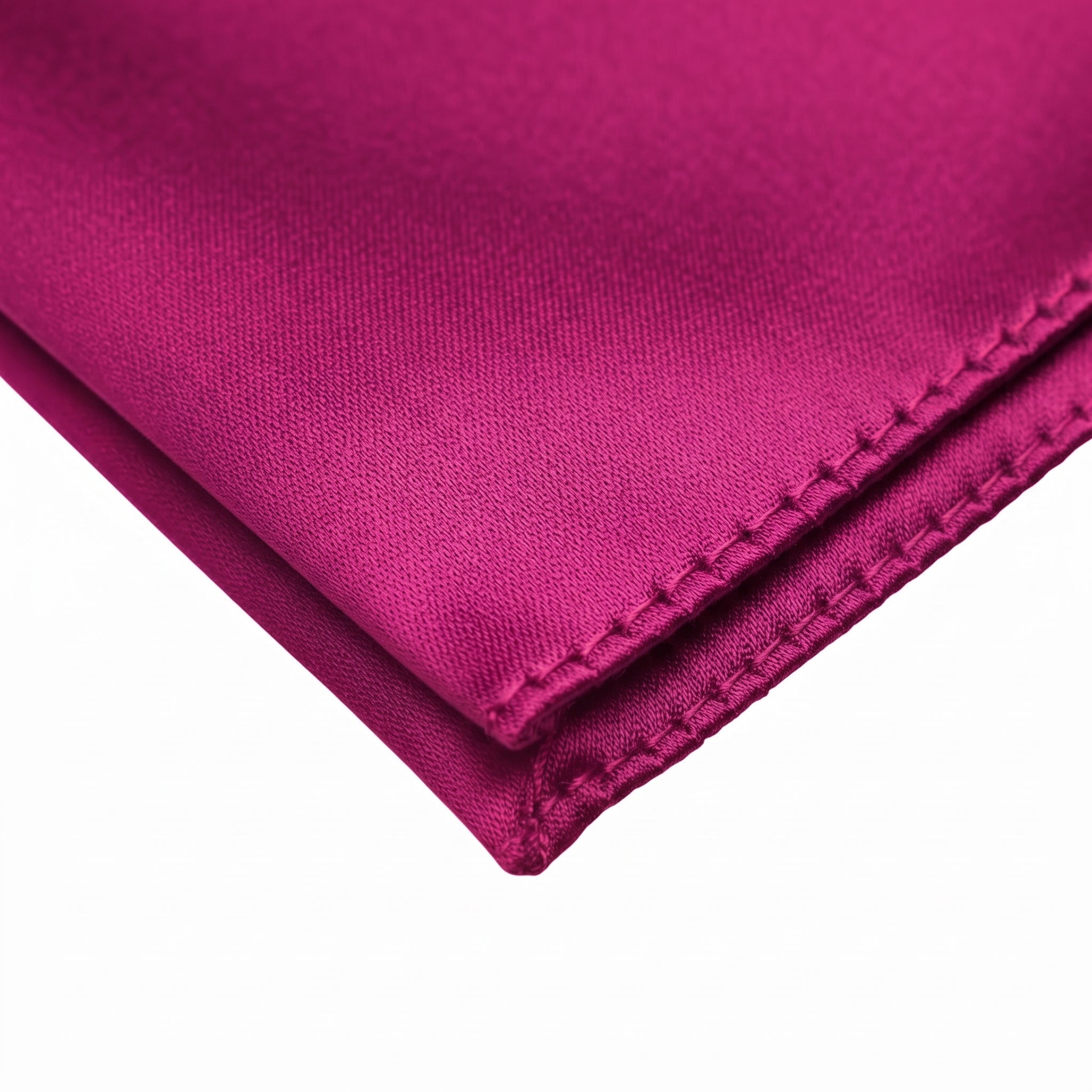 Wine Red folding of pocket square