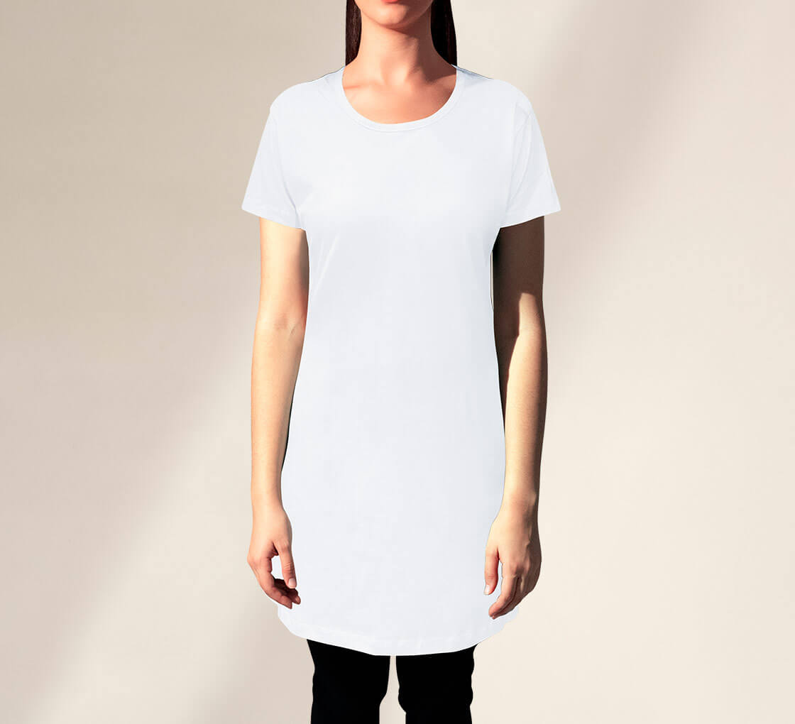 Buy Customized Women's Long T-Shirt Online Now – Aamera Fashion