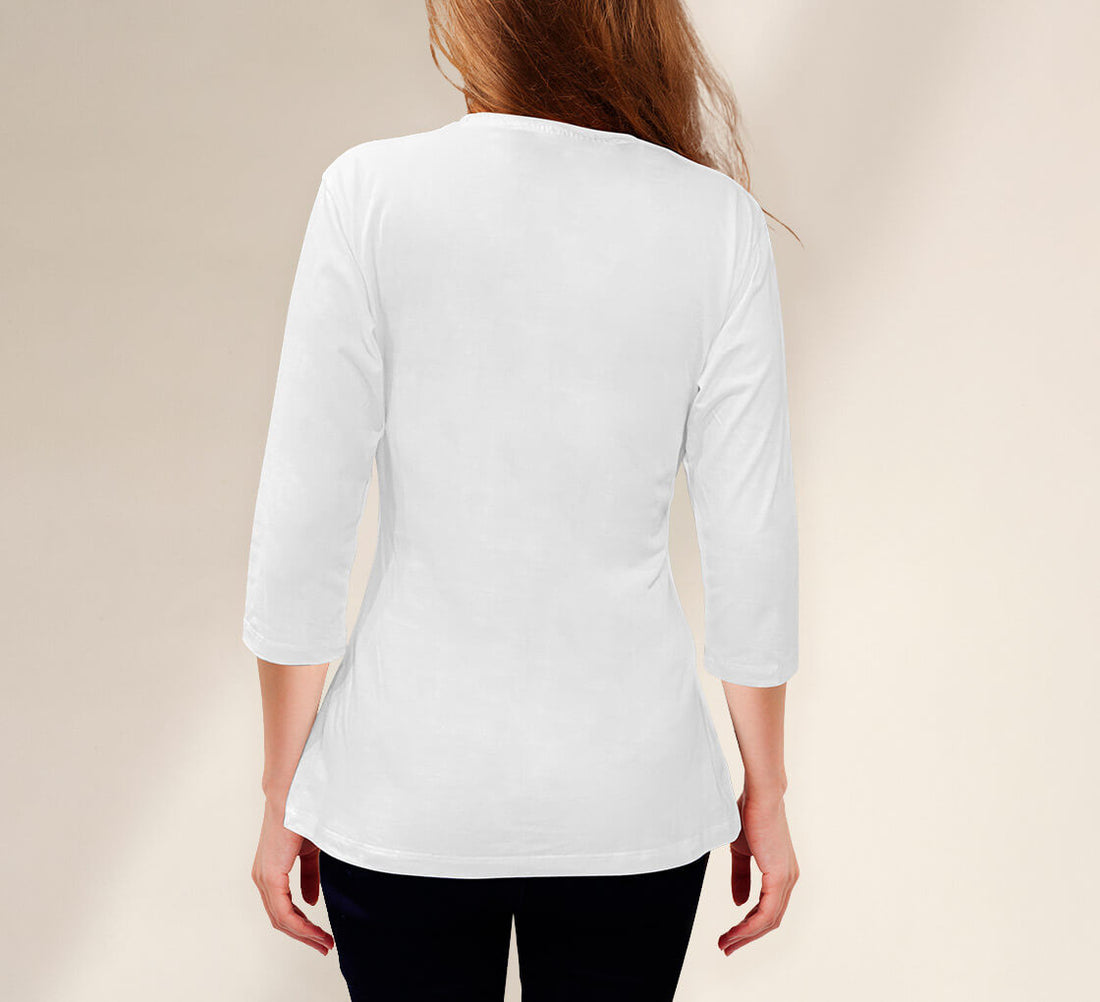 Customized Women’s Half-Long Sleeve T-Shirt