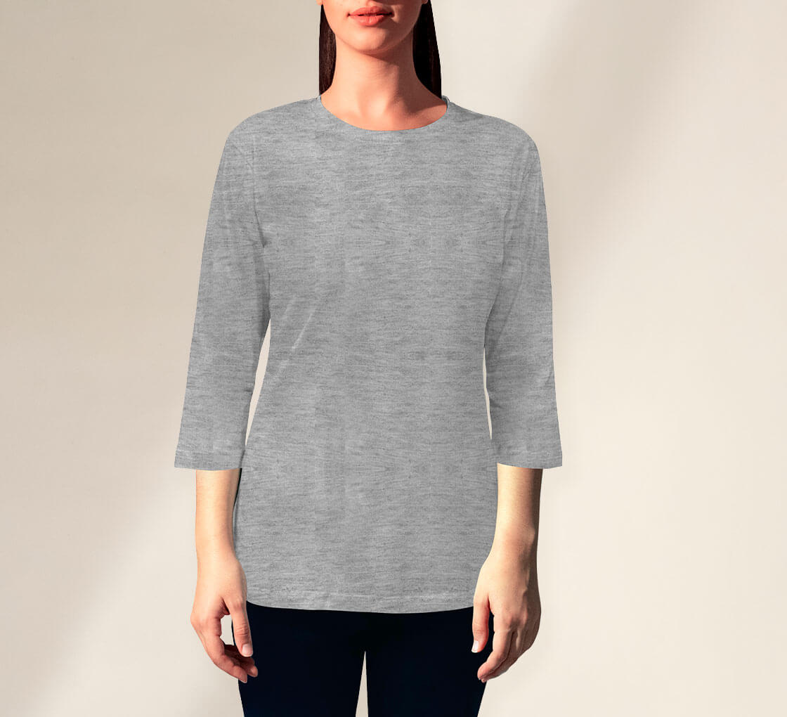 Customized Women’s Half-Long Sleeve T-Shirt