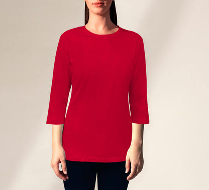 Customized Women’s Half-Long Sleeve T-Shirt