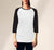 Customized Women's Raglan T-Shirt – White