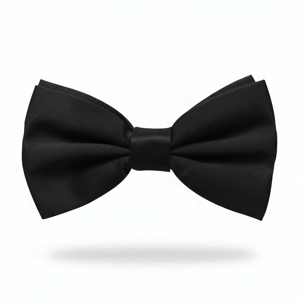 Black Bow Tie for Men
