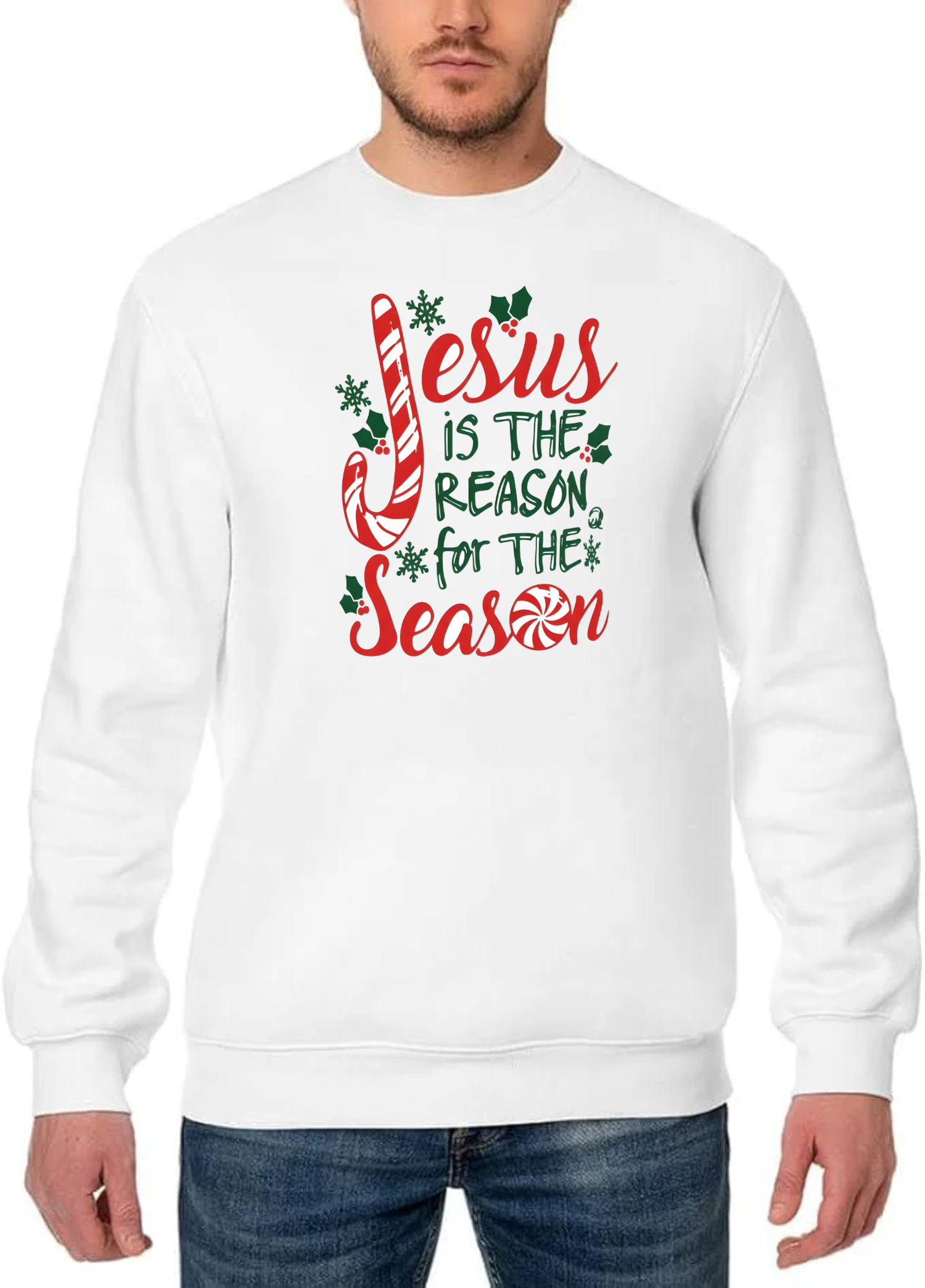 Jesus Is the Reason for the Season Christmas Sweatshirt