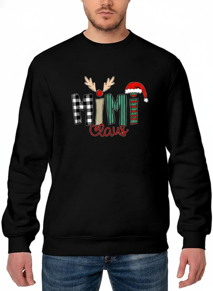 Mimi Claus” Sweatshirt – Cute Grandparent Christmas Design Holiday Festive Jumper