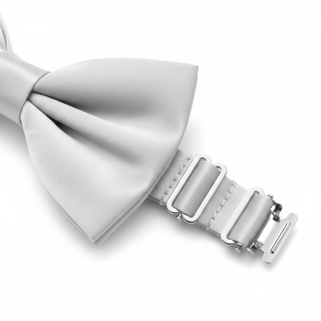 White Bow Tie for Men